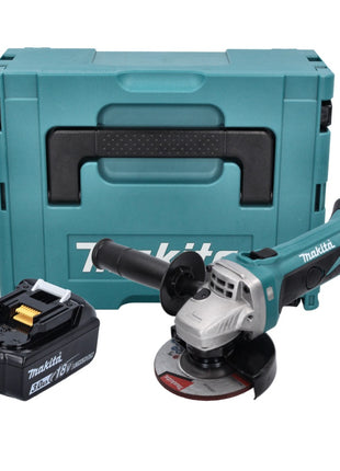 Makita DGA 452 F1J Meuleuse d'angle sans fil 18 V 115 mm + 1x Batterie 3,0 Ah + Makpac - sans chargeur