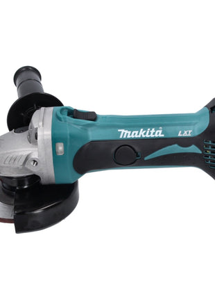 Makita DGA 452 RGJ Meuleuse d'angle sans fil 18 V 115 mm + 2x Batteries 6,0 Ah + Chargeur + Coffret Makpac