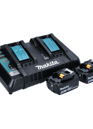 Makita DUR 368 APM débroussailleuse à batterie 36 V (2 x 18 V) sans balais à deux poignées + 2x batterie 4,0 Ah + chargeur