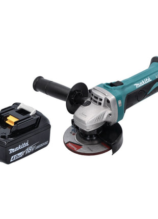 Amoladora angular a batería Makita DGA 452 M1 18 V 115 mm + 1x batería 4,0 Ah - sin cargador