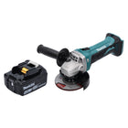 Amoladora angular a batería Makita DGA 452 M1 18 V 115 mm + 1x batería 4,0 Ah - sin cargador