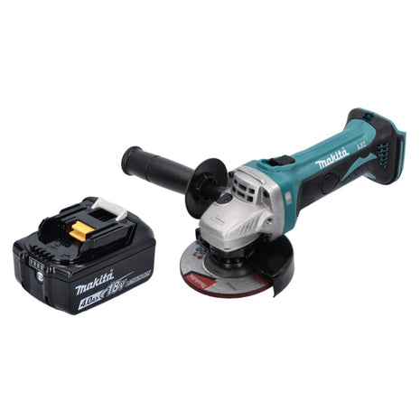 Makita DGA 452 M1 Akku Winkelschleifer 18 V 115 mm + 1x Akku 4,0 Ah - ohne Ladegerät