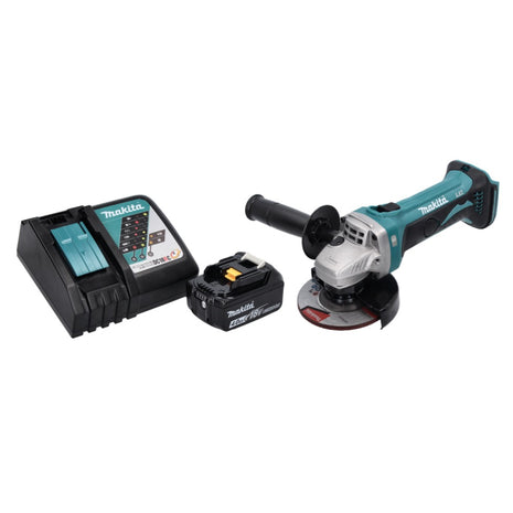 Makita DGA 452 RM1 Akku Winkelschleifer 18 V 115 mm + 1x Akku 4,0 Ah + Ladegerät