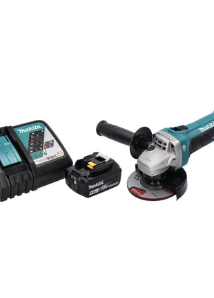 Makita DGA 452 RT1 Meuleuse d'angle sans fil 18 V 115 mm + 1x Batterie 5,0 Ah + Chargeur