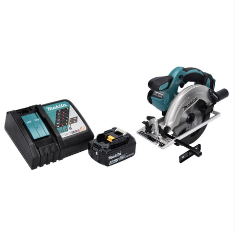 Sierra circular de batería Makita DSS 611 RM1 18 V 165 mm + 1x batería 4,0 Ah + cargador