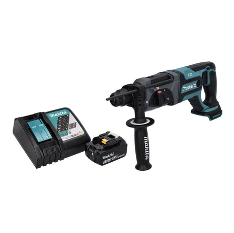 Taladro percutor inalámbrico Makita DHR 241 RT1 18 V 2,0 J SDS plus + 1x batería 5,0 Ah + cargador