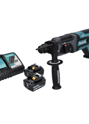 Makita DHR 241 RT Perforateur sans fil 18 V 2,0 J SDS plus + 2x Batteries 5,0 Ah + Chargeur