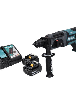 Makita DHR 241 RG Perforateur sans fil 18 V 2,0 J SDS plus + 2x Batteries 6,0 Ah + Chargeur