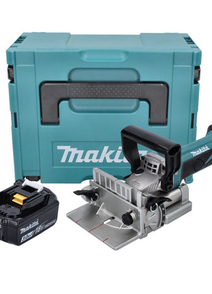 Makita DPJ 180 F1J Akku Nutfräse 18 V 100 mm + 1x Akku 3,0 Ah + Makpac - ohne Ladegerät - Toolbrothers