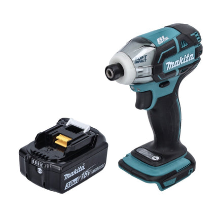 Makita DTS 141 F1 Visseuse à impulsions sans fil 18 V 40 Nm 1/4" Brushless + 1x batterie 3,0 Ah - sans chargeur