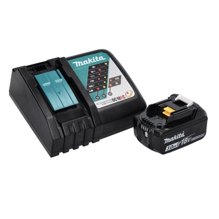 Makita DTS 141 RF1 Visseuse à impulsions sans fil 18 V 40 Nm 1/4" Brushless + 1x batterie 3,0 Ah + chargeur