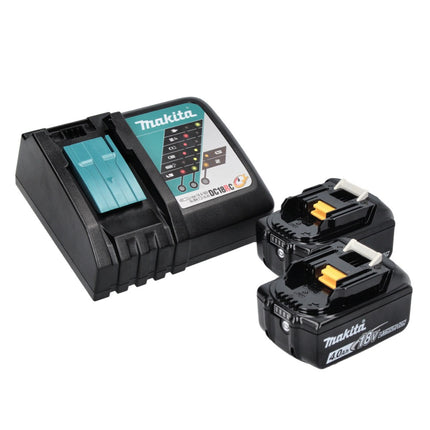 Makita DTS 141 RMJ Visseuse à impulsions sans fil 18 V 40 Nm 1/4" Brushless + 2x batterie 4,0 Ah + chargeur + Makpac