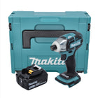 Makita DTS 141 T1J Visseuse à impulsions sans fil 18 V 40 Nm 1/4