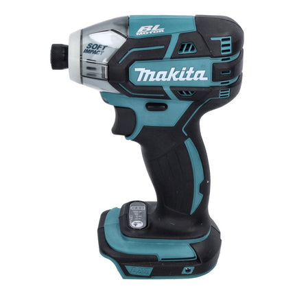 Makita DTS 141 T1J Visseuse à impulsions sans fil 18 V 40 Nm 1/4" Brushless + 1x batterie 5,0 Ah + Makpac - sans chargeur