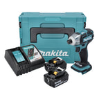 Makita DTS 141 RTJ Visseuse à impulsions sans fil 18 V 40 Nm 1/4