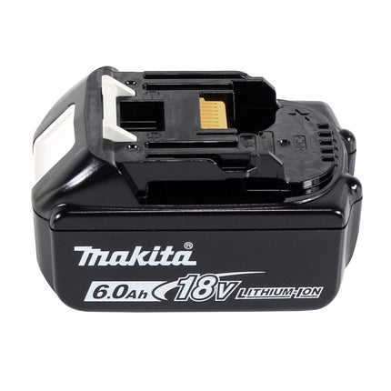 Makita DTS 141 G1J Visseuse à impulsions sans fil 18 V 40 Nm 1/4" Brushless + 1x batterie 6,0 Ah + Makpac - sans chargeur