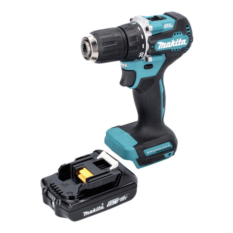 Trapano avvitatore a batteria Makita DDF 487 A1 18 V 40 Nm senza spazzole + 1 batteria ricaricabile 2,0 Ah - senza caricabatterie