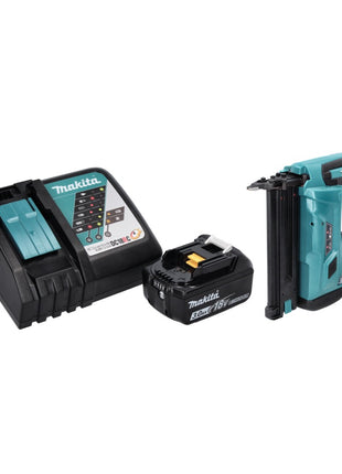 Makita DBN 500 RF1 Cloueuse sans fil, 15-50 mm, 18 V + 1x Batterie 3,0 Ah + Chargeur