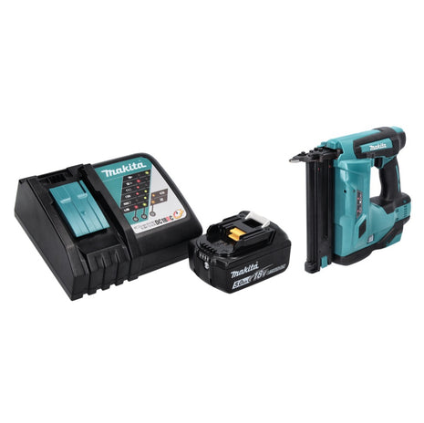 Makita DBN 500 RT1 Cloueur sans fil 18 V - 15-50 mm + 1x Batterie 5,0 Ah + Chargeur