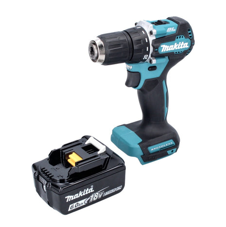 Makita DDF 487 G1 Akku Bohrschrauber 18 V 40 Nm Brushless + 1x Akku 6,0 Ah - ohne Ladegerät - Toolbrothers