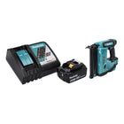 Makita DBN 500 RG1 Cloueuse sans fil 18 V - 15-50 mm + 1x Batterie 6,0 Ah + Chargeur