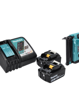 Makita DBN 500 RG Cloueuse sans fil, 15-50 mm, 18 V + 2x Batteries 6,0 Ah + Chargeur