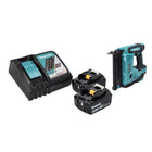 Makita DBN 500 RG Cloueuse sans fil, 15-50 mm, 18 V + 2x Batteries 6,0 Ah + Chargeur