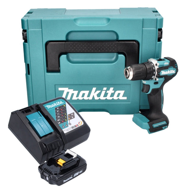 Makita DDF 487 RA1J Perceuse-visseuse sans fil 18 V 40 Nm Brushless + 1x batterie 2,0 Ah + chargeur + Makpac