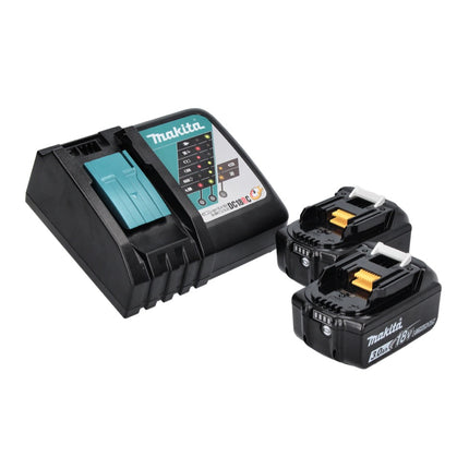 Makita DHR 243 RF Marteau perforateur sans fil 18 V SDS plus Brushless + 2x batterie 3,0 Ah + chargeur