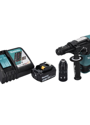 Makita DHR 243 RM1 marteau perforateur à batterie 18 V SDS plus brushless + 1x batterie 4,0 Ah + chargeur