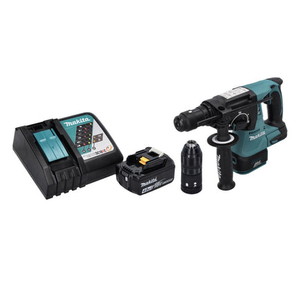 Makita DHR 243 RM1 Marteau perforateur sans fil 18 V SDS plus Brushless + 1x batterie 4,0 Ah + chargeur