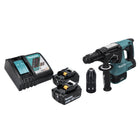 Makita DHR 243 RT Marteau perforateur sans fil 18 V SDS plus Brushless + 2x batterie 5,0 Ah + chargeur