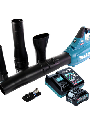 Makita UB 001 GD101 Souffleur de feuilles sans fil 40 V max. Brushless + 1x Batterie 2,5 Ah + Chargeur