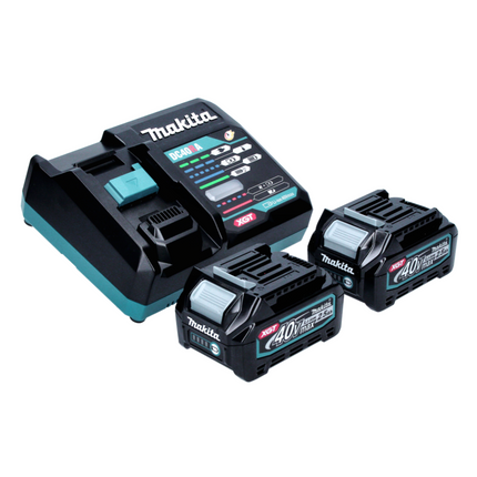 Makita UB 001 GD201 Souffleur de feuilles sans fil 40 V max. Brushless + 2x batterie 2,5 Ah + chargeur