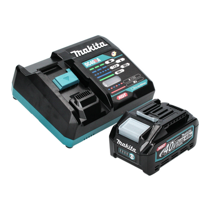Makita UB 001 GM101 Souffleur de feuilles à batterie 40 V max. Brushless + 1x batterie 4,0 Ah + chargeur
