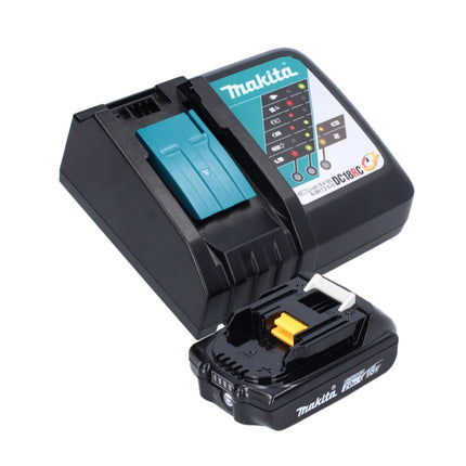 Makita DHP 487 RA1J Perceuse-visseuse à percussion sans fil 18 V 40 Nm Brushless + 1x Batterie 2,0 Ah + Chargeur + Makpac