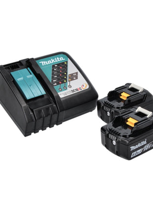 Makita DHP 487 RGJ Akku Schlagbohrschrauber 18 V 40 Nm Brushless + 2x Akku 6,0 Ah + Ladegerät + Makpac - Toolbrothers