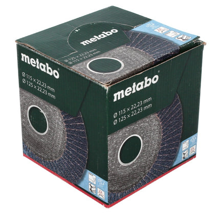 Metabo Plateau abrasif à lamelles P 120 - 125 mm - 22,23 mm pour meuleuse d'angle (20x 623154000)