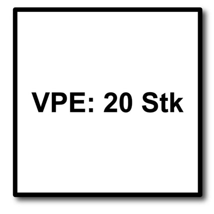 Disque abrasif à lamelles Metabo disque dentelé P 60 125 mm 22,23 mm (20 x 623148000) pour meuleuse d'angle