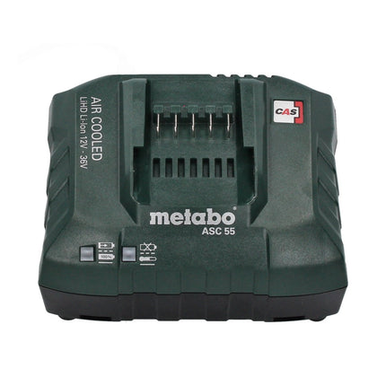 Kit de base Metabo 18 V LiHD + 4x batteries 10,0 Ah + 2x chargeur ASC 55 + metaBOX