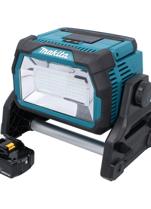 Makita DML 809 F1 Foco de construcción LED con batería 18 V 10000 lm + 1x batería 3,0 Ah - sin cargador