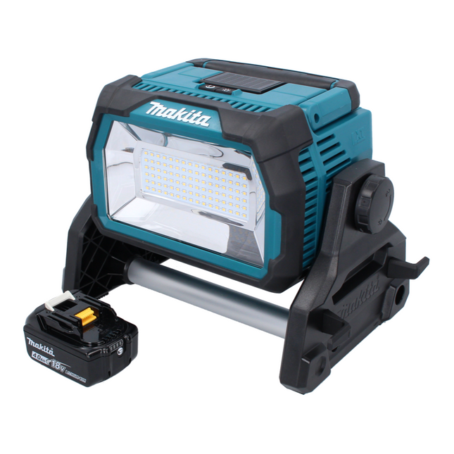 Makita DML 809 M1 Projecteur de chantier LED sans fil 18 V 10000 lm + 1x batterie 4,0 Ah - sans chargeur