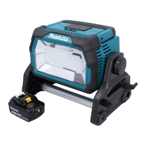 Makita DML 809 G1 Foco de construcción LED con batería 18 V 10000 lm + 1x batería 6,0 Ah - sin cargador