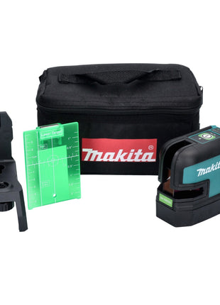 Makita SK 106 GDZ Laser à lignes croisées sans fil, Laser à points croisés vert Solo 12V - sans batterie, sans chargeur