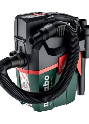 Metabo AS 18 HEPA PC Aspirador de batería compacto 18 V 6 l (602029850) Aspirador en seco y húmedo solo con función de soplado - sin batería, sin cargador