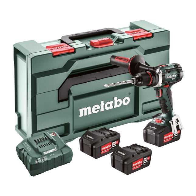 Metabo BS 18 LTX Perceuse-visseuse sans fil 18 V 110 Nm (602191960) + 3x Batteries rechargeables 4.0 Ah + Chargeur + Coffret metaBOX