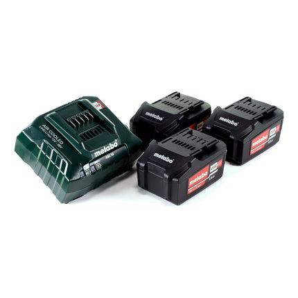 Metabo BS 18 LTX Perceuse-visseuse sans fil 18 V 110 Nm (602191960) + 3x Batteries rechargeables 4.0 Ah + Chargeur + Coffret metaBOX
