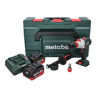 Metabo SB 18 LTX BL QI taladro percutor a batería 18 V 130 Nm (602361660) sin escobillas + 2x batería 5,5 Ah + cargador + metaBOX