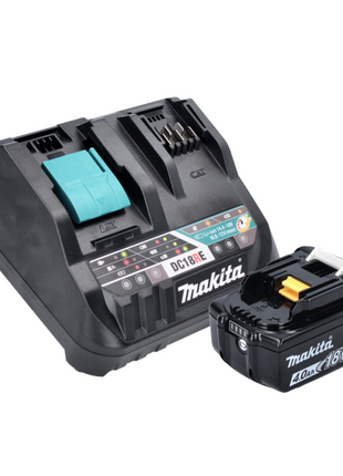 Makita Power Source Kit 18 V avec 1x BL 1840 B batterie 4,0 Ah ( 197265-4 ) + DC 18 RE Multi chargeur rapide ( 198720-9 )