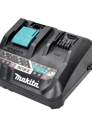 Makita Kit de source d'alimentation 18 V avec - 2x Batteries BL 1850 B 5,0 Ah (2x 197280-8) + Chargeur multi-rapide DC 18 RE (198720-9)